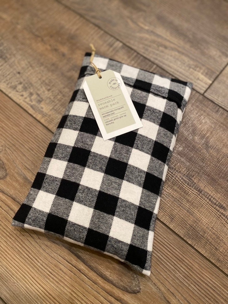 Microwaveable Rice Bag Heat Pack Flannel Etsy
