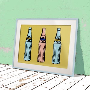 LIMCA POP ART | poster | wall art | Indian cold drink | soda | retro | vintage | India | desi | art print | modern home decor |
