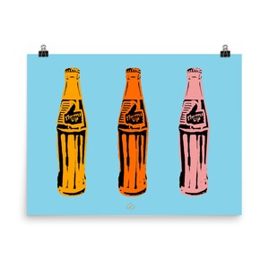 THUMS UP pop art | Indian pop art | modern art print | desi | vintage | retro | vibrant | Indian home decor | dorm room art image 4