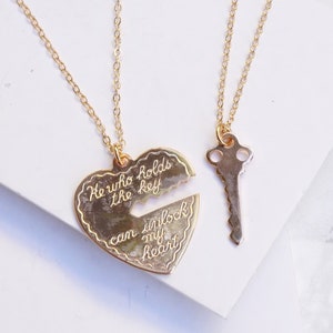 His and hers gold necklaces clearance