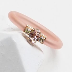 Anel de pedra transparente, anel de silicone feminino, borracha, com pedra, prata, aliança de silicone, fino, anéis de noivado, anel de cristal para mulheres