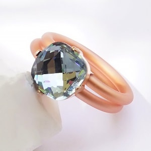 Stoffige blauwe ring, siliconen ringband, rubberen ringband, siliconen verlovingsring, siliconen ringen voor vrouwen, siliconen verlovingsring vrouwen