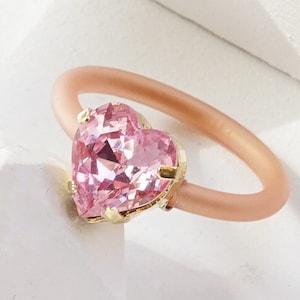 Anillo de silicona para mujer, anillos de silicona, anillo de goma, anillo fino, anillos de silicona para mujer, anillo de regalo de aniversario, anillos de compromiso de silicona