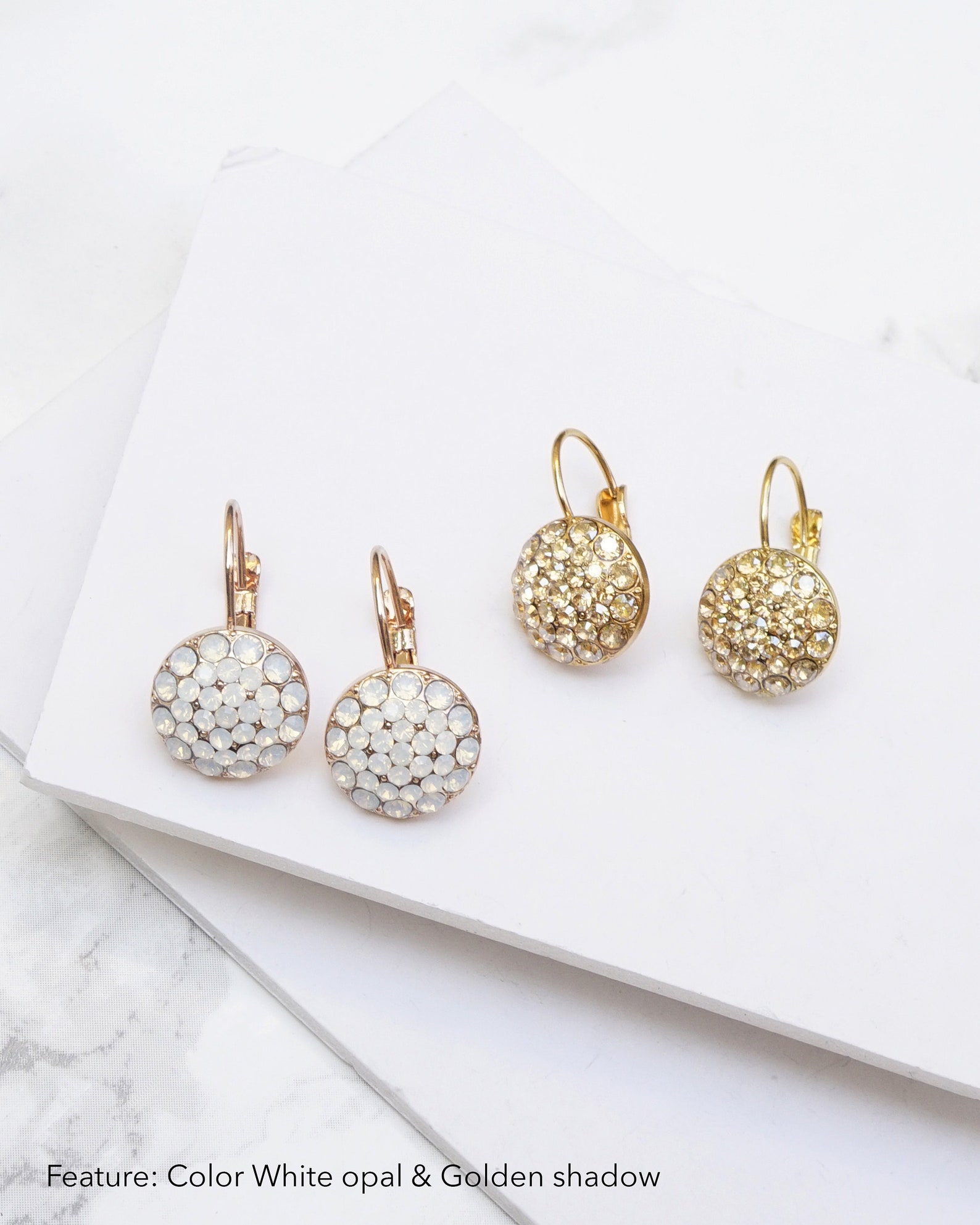 Beatrix Colorful Crystal Earrings For Women With Sparkling Stones And Gold Plating main image 0