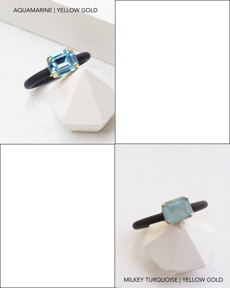 Silicone Engagement Ring Turquoise Stone Ring Silicone Rings Etsy