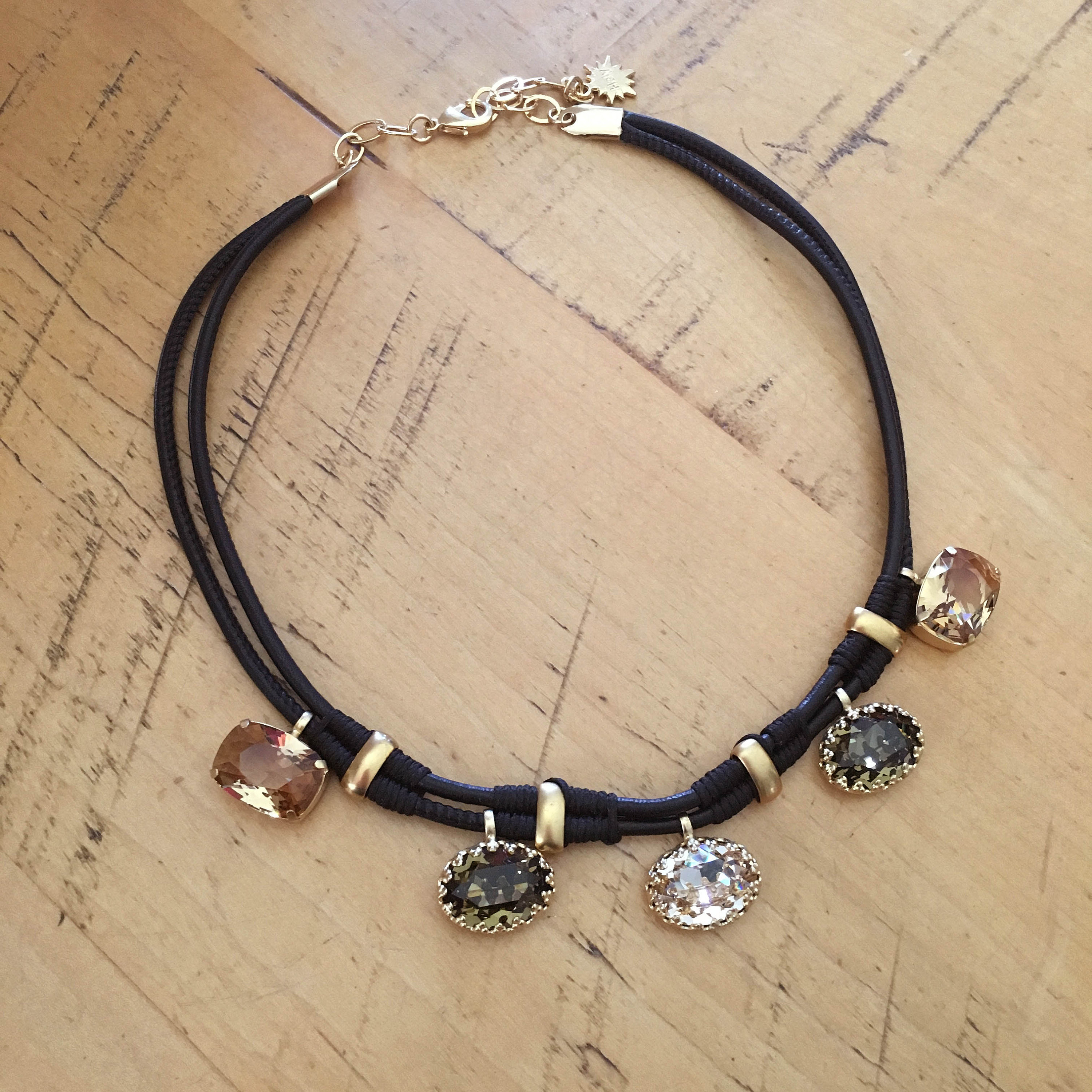 Leather Necklaces For Women Trendy Leather Necklace With Etsy