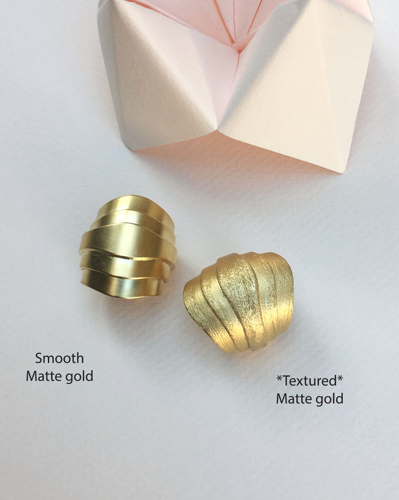 Modern Rings For Women Large Ring Ladies Rings Silver Ring Statement Ring Gold Cocktail Chunky Ring Wide Band Ring