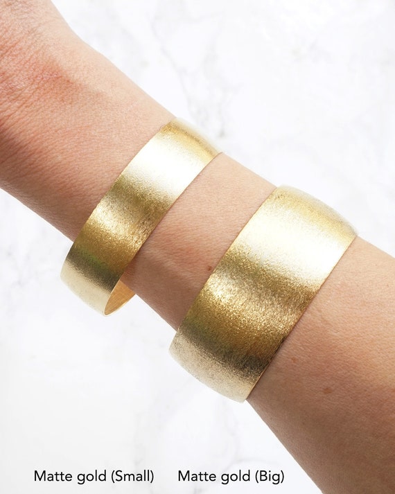 Hammered Gold bracelet Wide cuff bracelet for women- Statement bracelet | Wide  cuff bracelets, Statement bracelet, Wide cuff