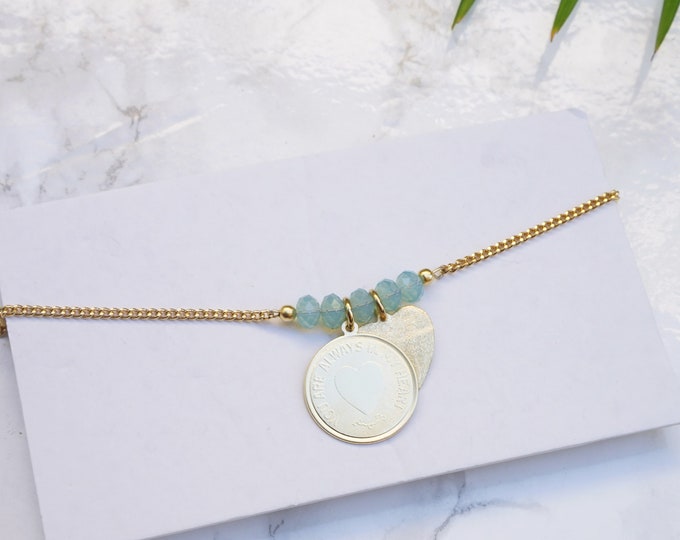 Coin Pendant Necklaces For Women, Gold Coin Necklace, Pendant, Medallion Necklace, Love Necklace, Coin Charm necklace, Gold Coin Necklace