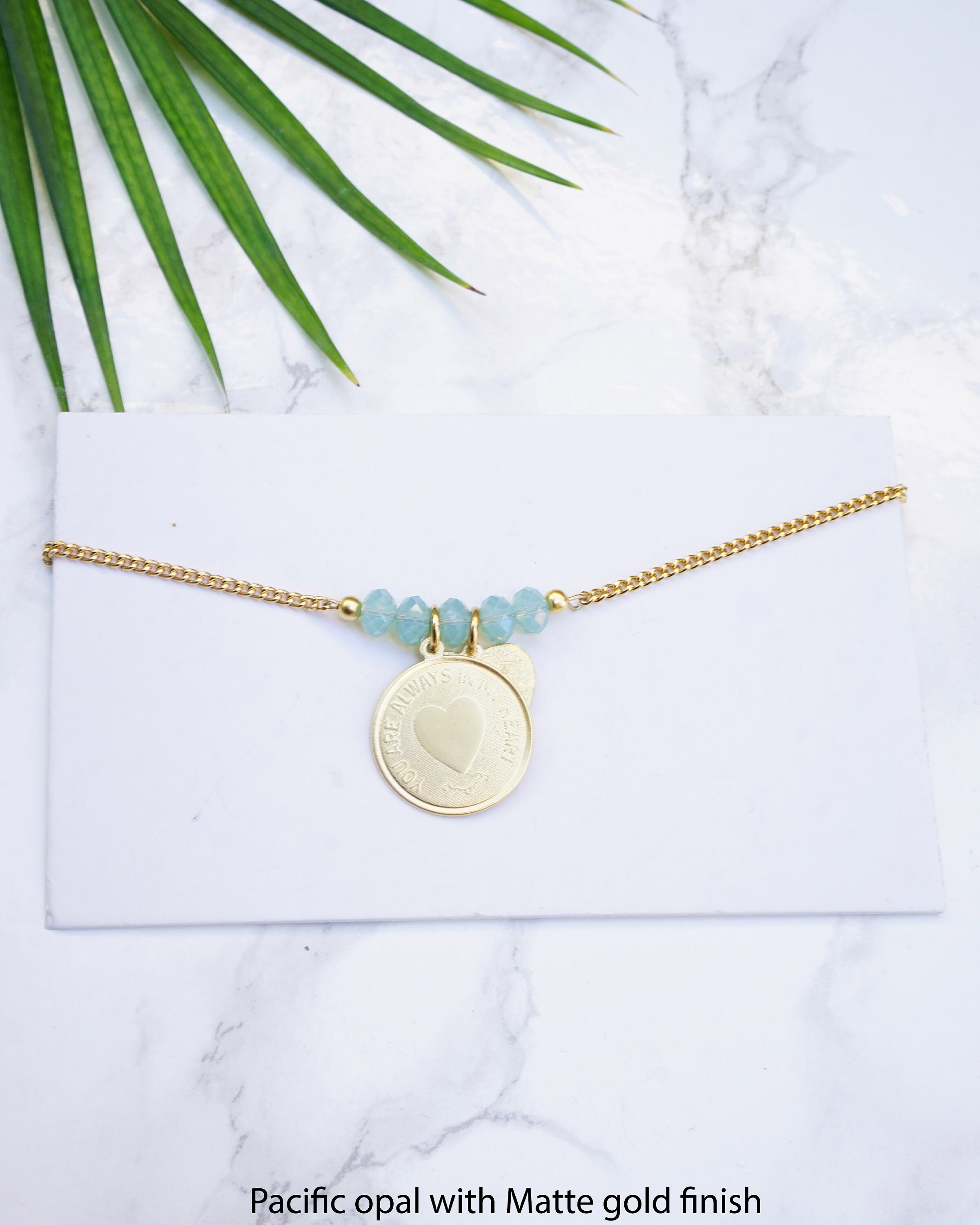 Gold Coin Charm Necklace main image 0