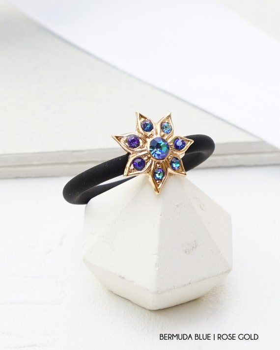 Blue rubber hotsell ring