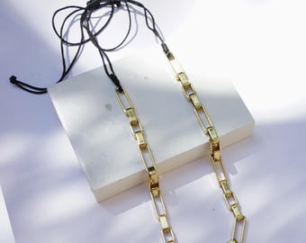 Adjustable Chunky Necklace, Chain Necklace For Women, Link Chain, Statement Silver Bracelet, Chunky, Link Necklace, Chain Link Necklace
