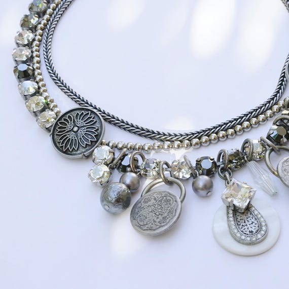 Collier Femme Vintage Multi-rang - Occasion - Bijou Ancien à Plusieurs Rangs