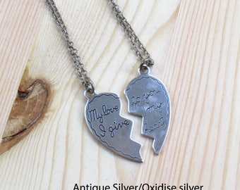 Broken Heart Necklace Boyfriend 