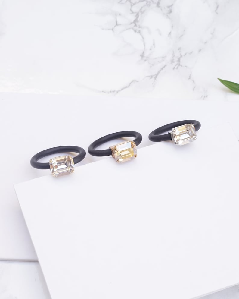 Swarovski Ring Rubber Ring Fancy Silicone Ring Silicone Etsy