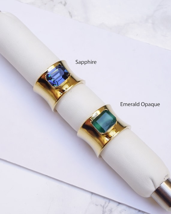 Bagues larges femme sale