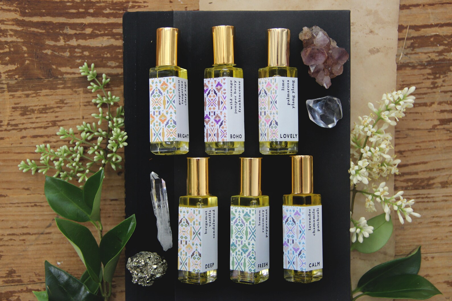 MOOD Aromatherapy Collection / Fresh Lovely Calm Deep Etsy