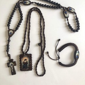 San Judas Tadeo Rosario de Madera, Escapulario y Pulcera