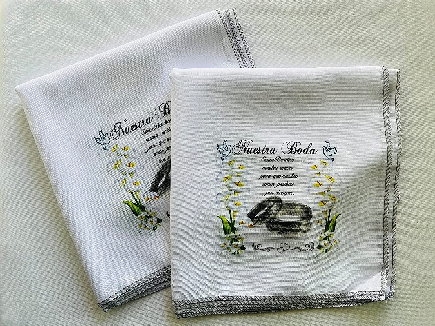 Ayuzawa Servilletas de tela hechas a mano 100% algodón con flecos,  delicadas servilletas de tela hechas a mano para cenas, fiestas, bodas y  más, 18 x