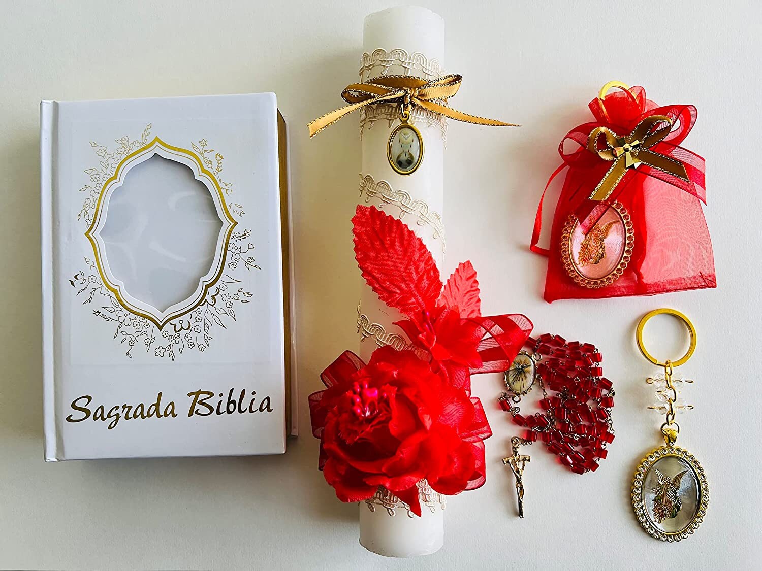 Caja De Joyas Con Virgen Y Niño Fashioncraft - Pintada A Mano, Diámetro 6.9 Cm - Ideal Para Comunión, Bautizo O Regalo Religioso