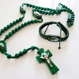 Rosario y Pulcera de San Judas Tadeo Rosary Saint Judas
