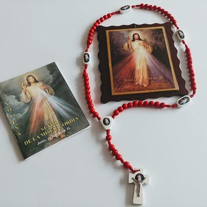 Divina Misericordia. Rosario Libro De REZOS CUADRO Con La IMAGEN