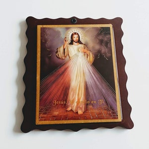 Divina Misericordia. Rosario Libro De REZOS CUADRO Con La IMAGEN - Etsy