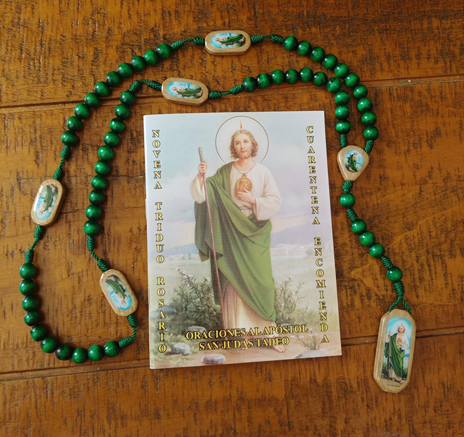 La Novena de San Judas Tadeo y Rosario de Madera Etsy México