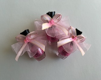 Pink It&#39;s a Girl Ballerina Baby Shower Deluxe Nail Polish (12) Party Pack