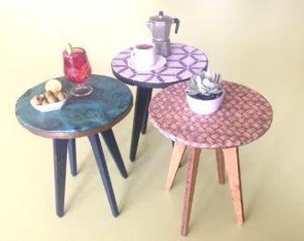 Dollhouse side table – 3 designs to choose from