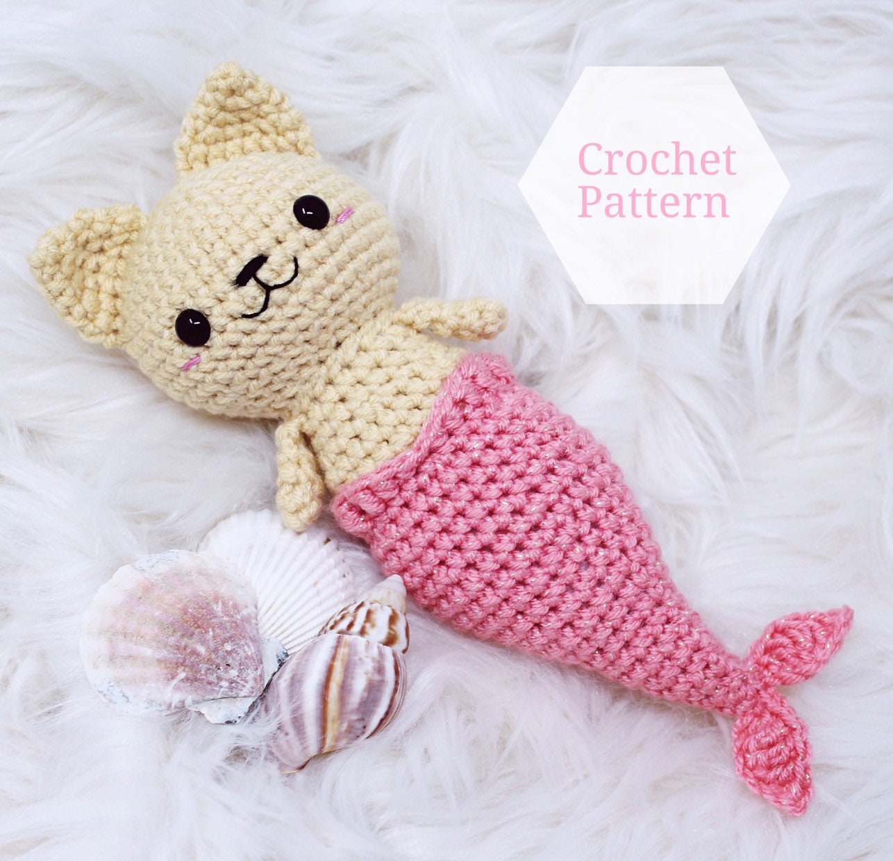 Amigurumi Merkitty Pattern- Crochet Pattern- Fantasy Sea Creatures- P…