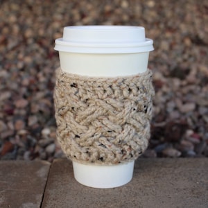 Classic Coffee Cozy Pattern PDF PATTERN Digital File ONLY Crochet Pattern Crochet Coffee Sleeve Pattern Cozie image 4