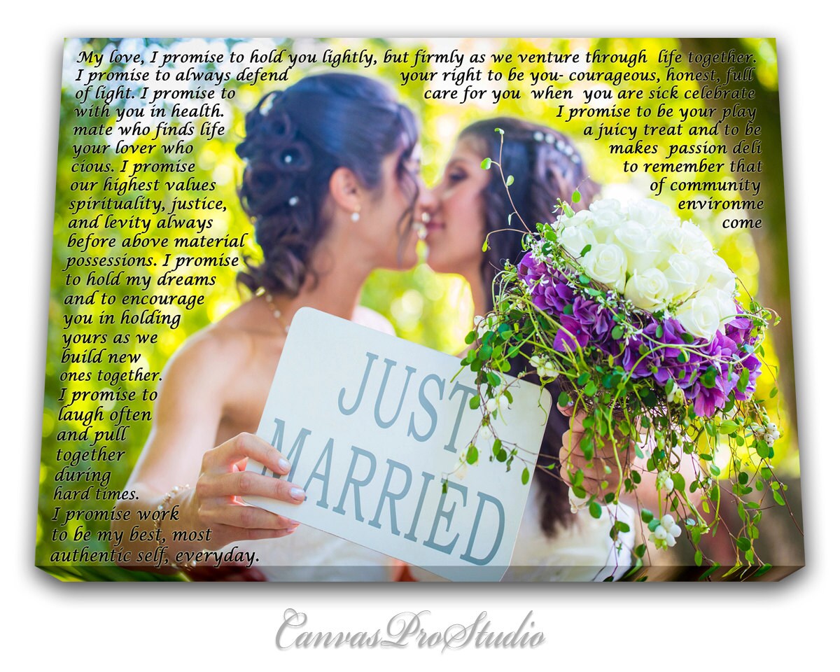 Same Sex Gay Wedding Marriage Gift Union LGBT Vows Song hq image