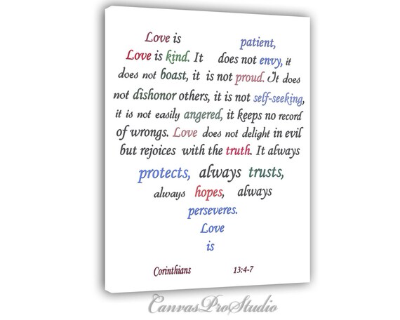 love is patient bible