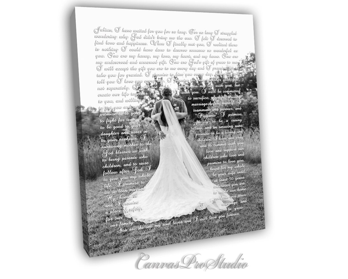 Canvas for Him Canvas for Her Canvas Gift Photo to Canvas Etsy