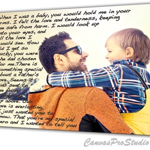 Custom Poem Print, Poem Print, Father's Day Poem, Poem About Father, 10 ...