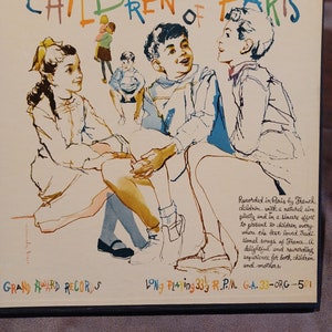 Children Of Paris French Songs vinyl record