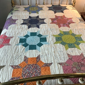 Big star quilt