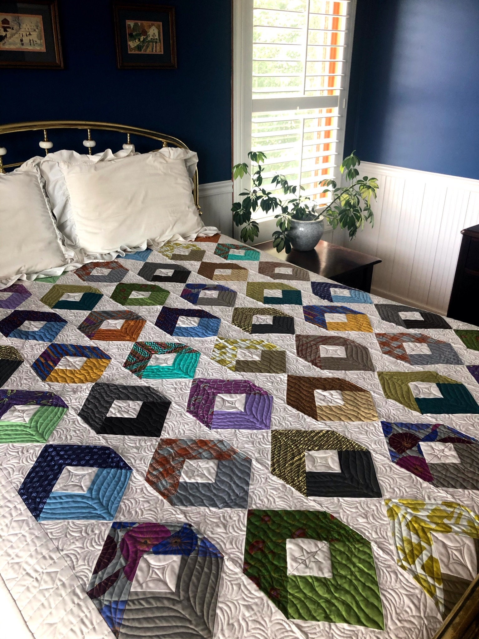 Diamond Quilt Etsy