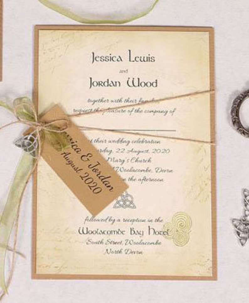irish wedding invitations