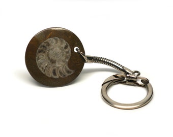 Ammonite Key Chain