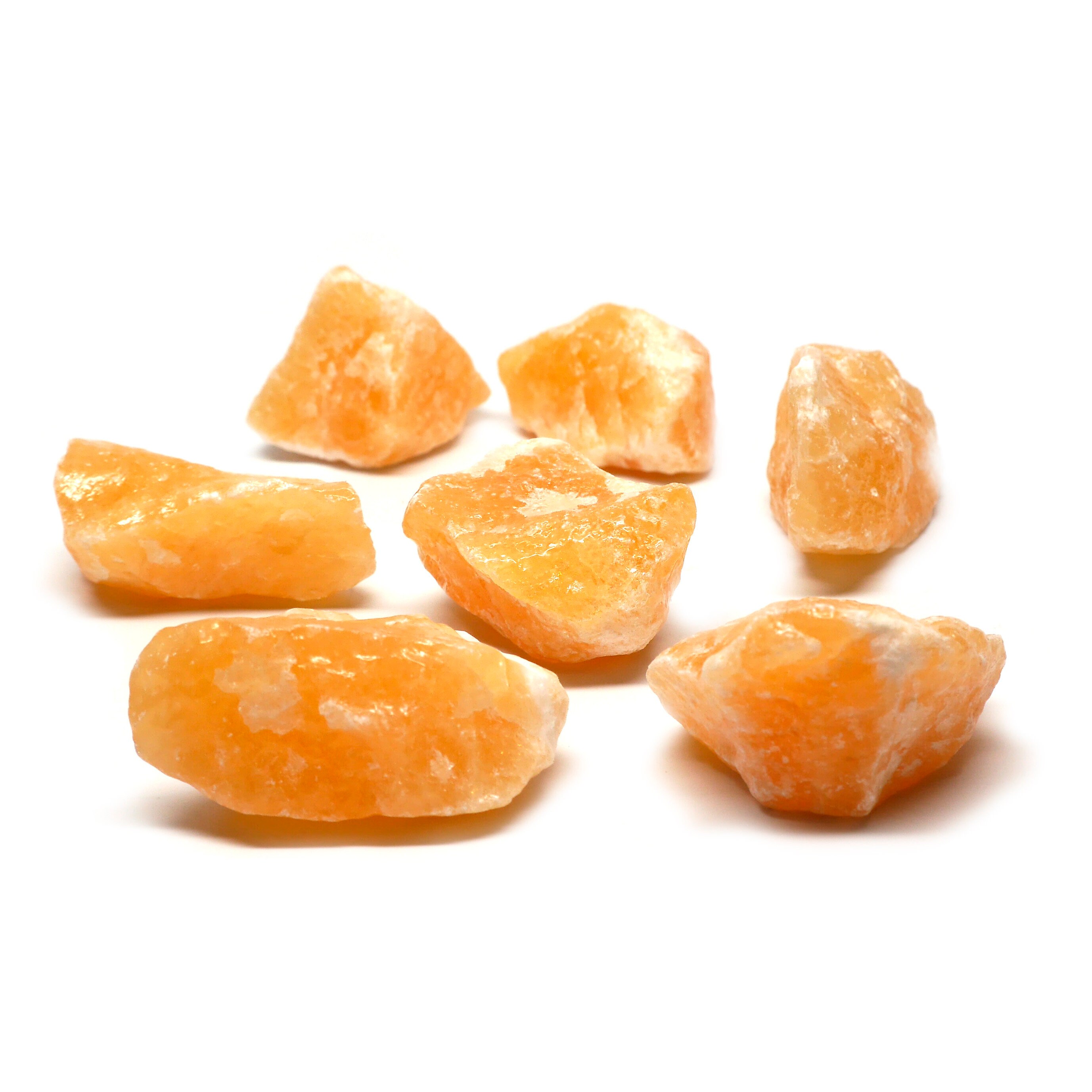 7 Rough Orange Calcite Chunks - Etsy