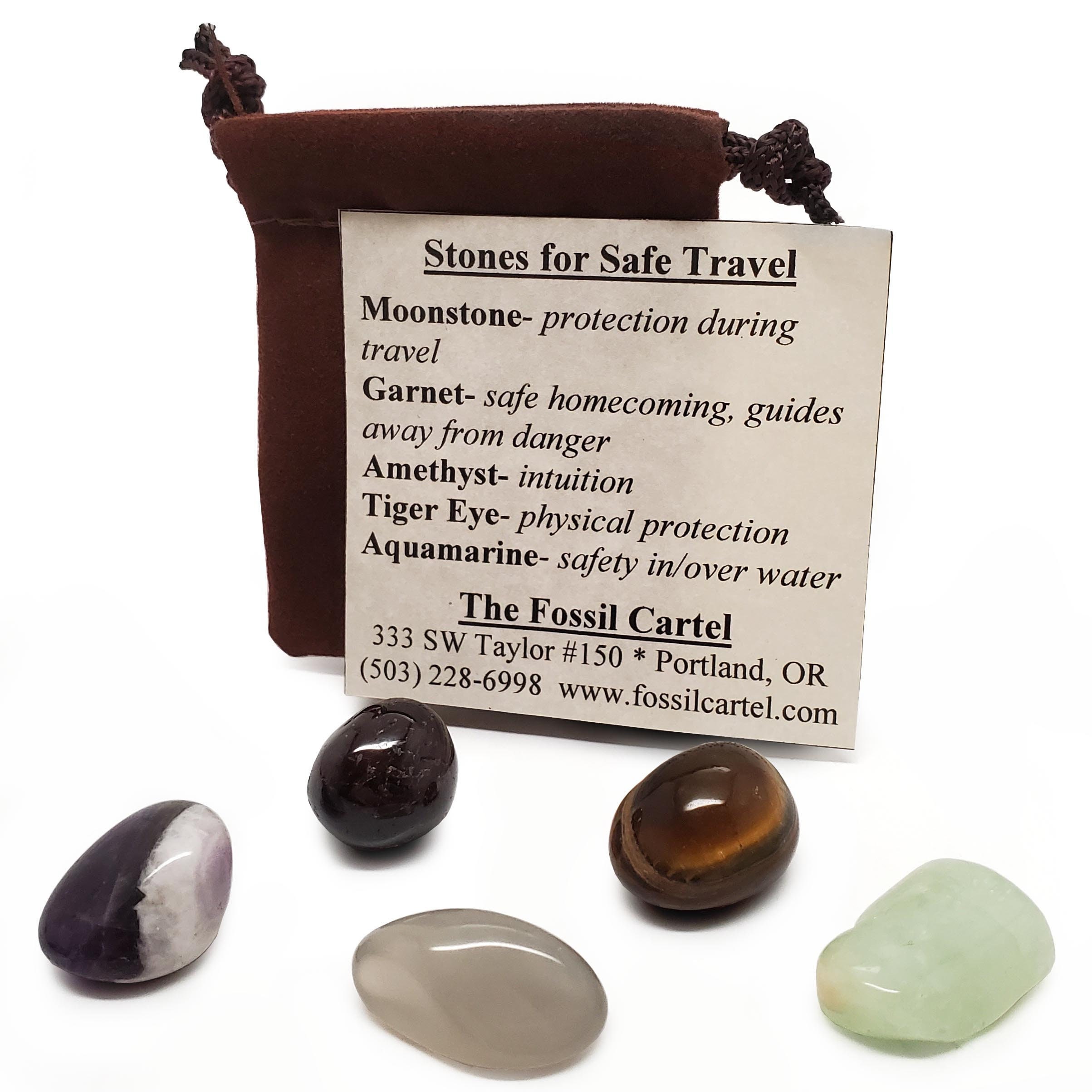 Stones for Safe Travels Healing Pouch Etsy
