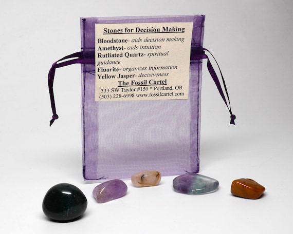 Stones for Decision Making Healing Pouch