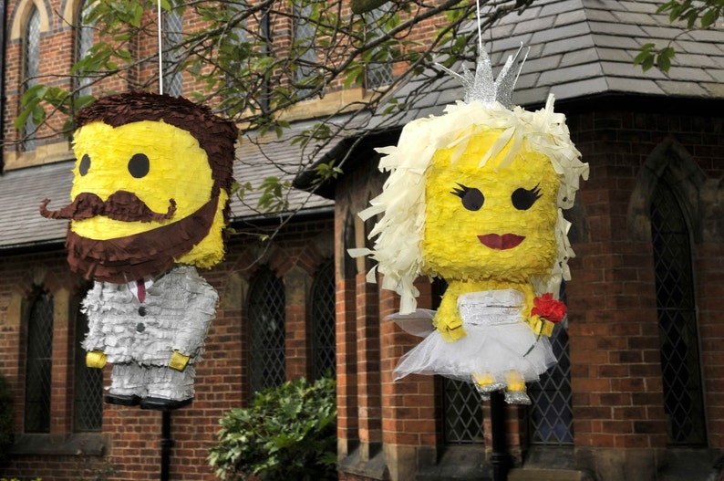 Lego Bride And Groom Wedding Pinata Etsy
