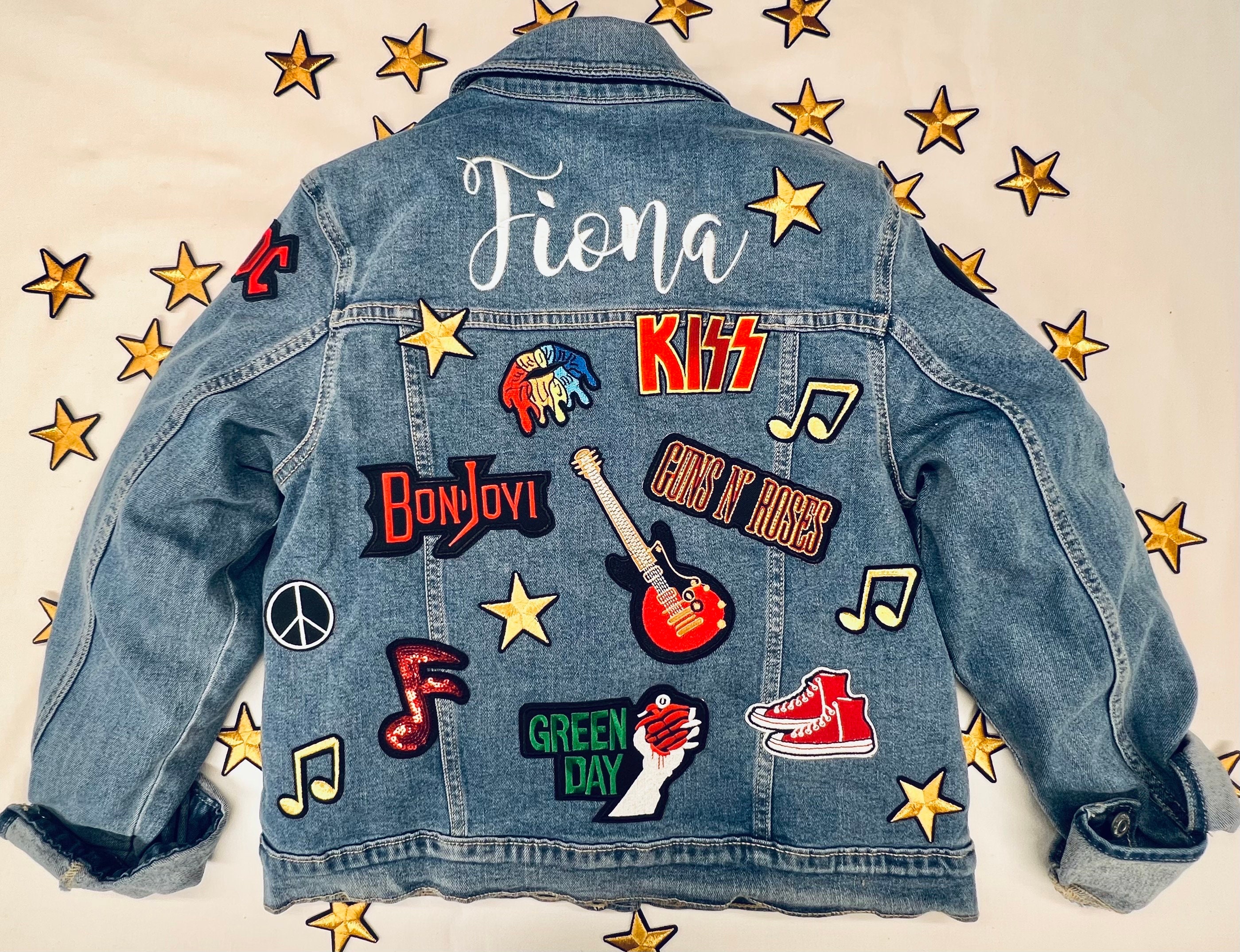 rosecutclothing made these amazing jackets with custom patches on