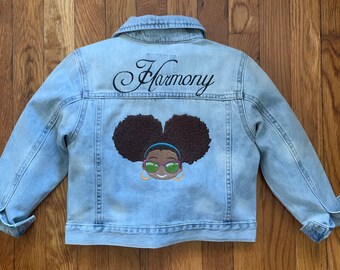 Afro Denim Jacket - Etsy
