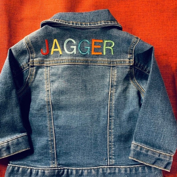 Custom Jean Jacket Etsy