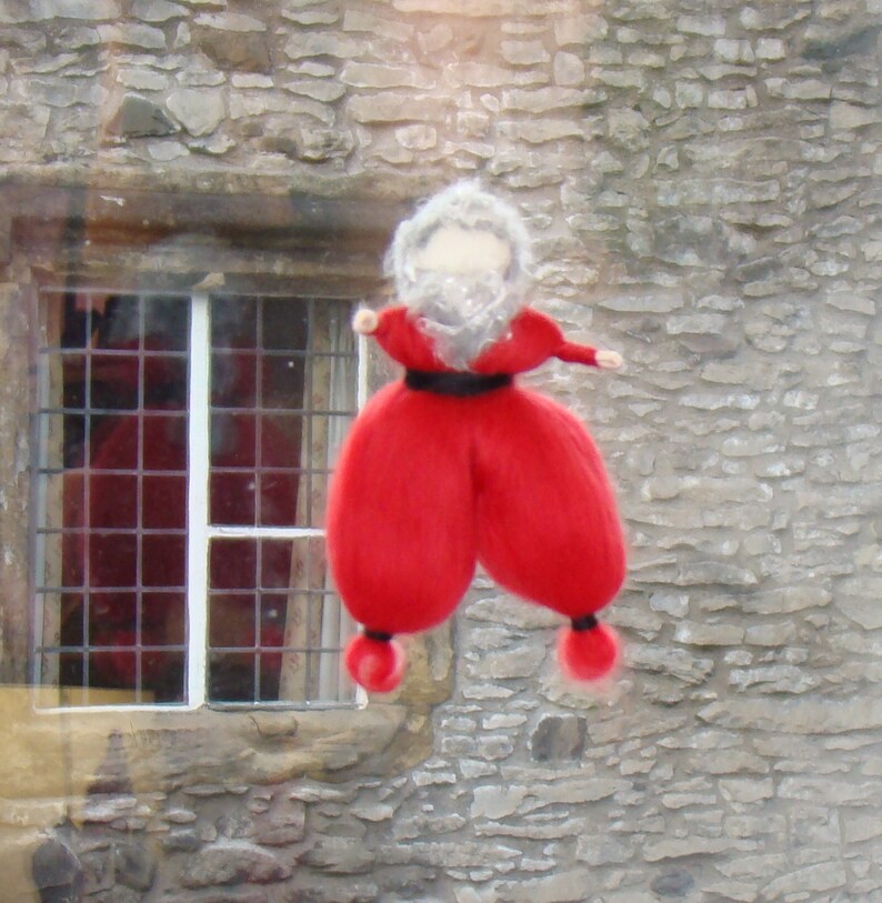 Santa felt father Christmas wool St Nicholas tree ornament king winter Christmas tree Santa Waldorf Santa felt father Christmas elf kendal