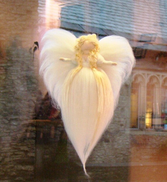 Steiner tree topper tree topper fairy angel felted angel Xmas fairy Xmas angel Christmas fairy Christmas angel tree topper wool fairy gift